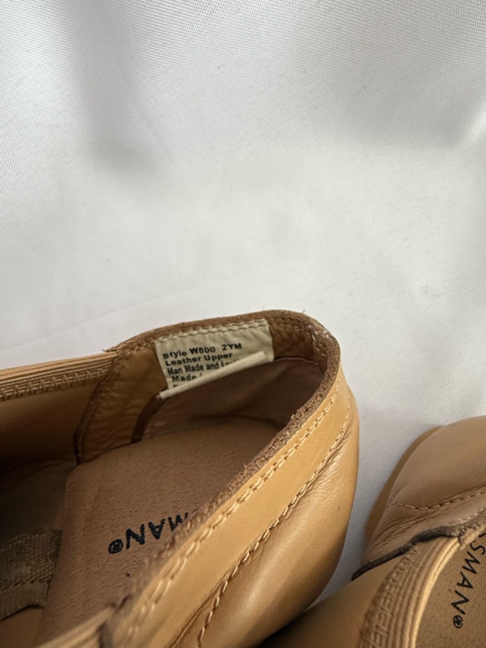 Weissman Kids Tan Jazz shoes - Picture 2 of 2